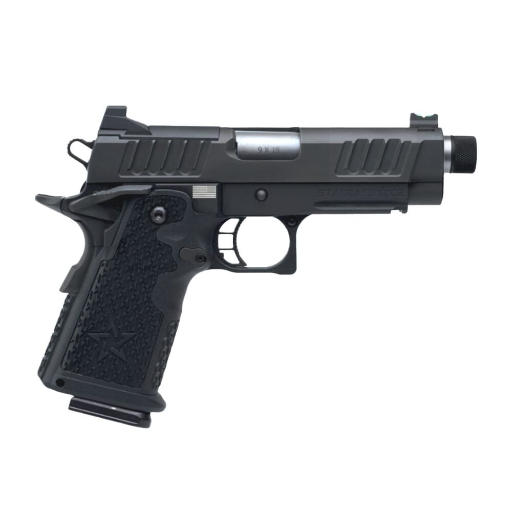 staccato Staccato C2 Carry + Duty V2 C2 Optic Ready Stainless Threaded Barrel DLC/SS TB Frm/Fnsh 10-1101-000202 - $2499.00 at EuroOptic