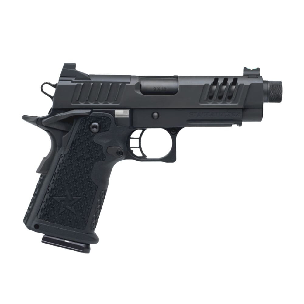 staccato Staccato C2 Carry + Duty V2 C2 Optic Ready DLC Threaded Barrel w/ X-Series Serrs DLC/DLC TB Frm/Fnsh 10-1101-000302-01 - $2848.00 at EuroOptic