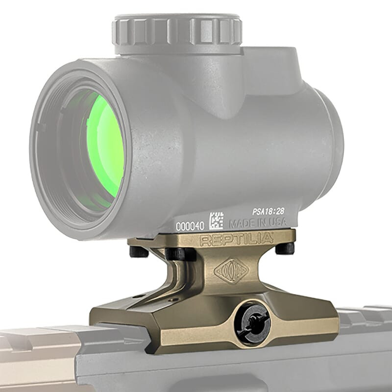 Reptilia DOT 1/3 Co-Witness Clear Anodized Mount for Trijicon MRO 100-041 - Reptilia