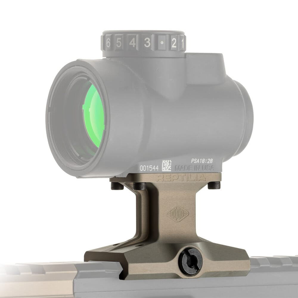 Reptilia DOT 1.93" Clear Anodized Mount for Trijicon MRO 100-053 - Reptilia