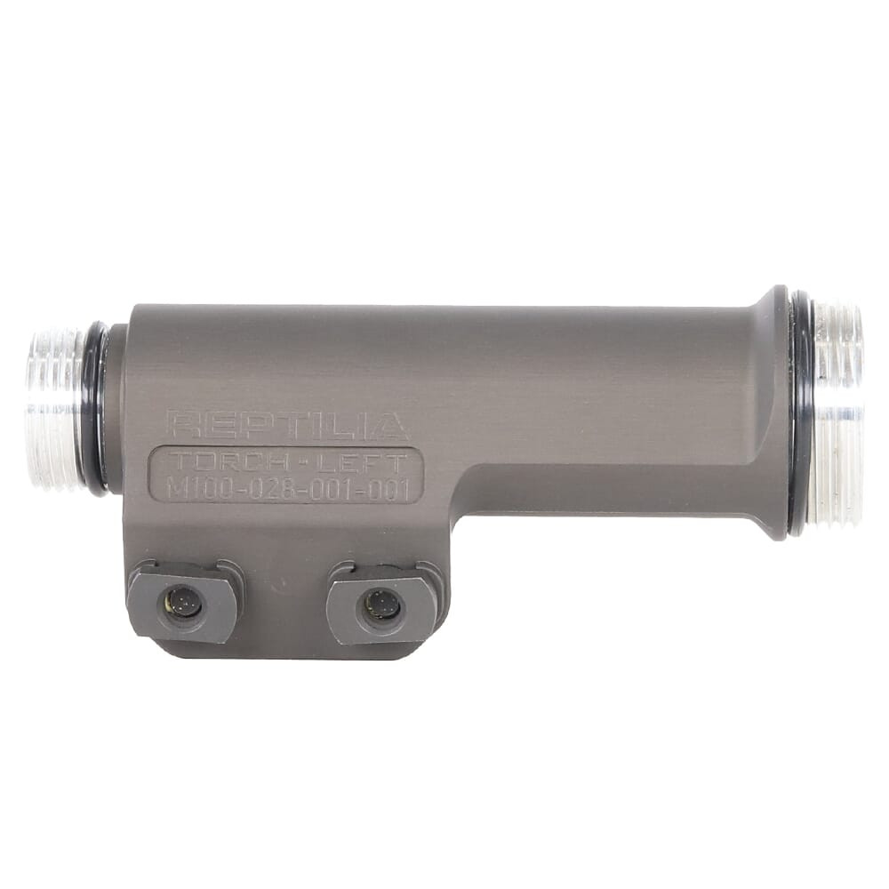 Reptilia TORCH 18650 M-LOK Clear Anodized Left Side Light Body 100-130 - Reptilia