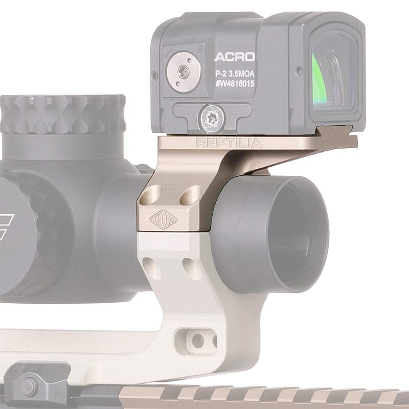 Reptilia 34mm ROF-90 Clear Anodized Mount for Aimpoint ACRO 100-185 - Reptilia