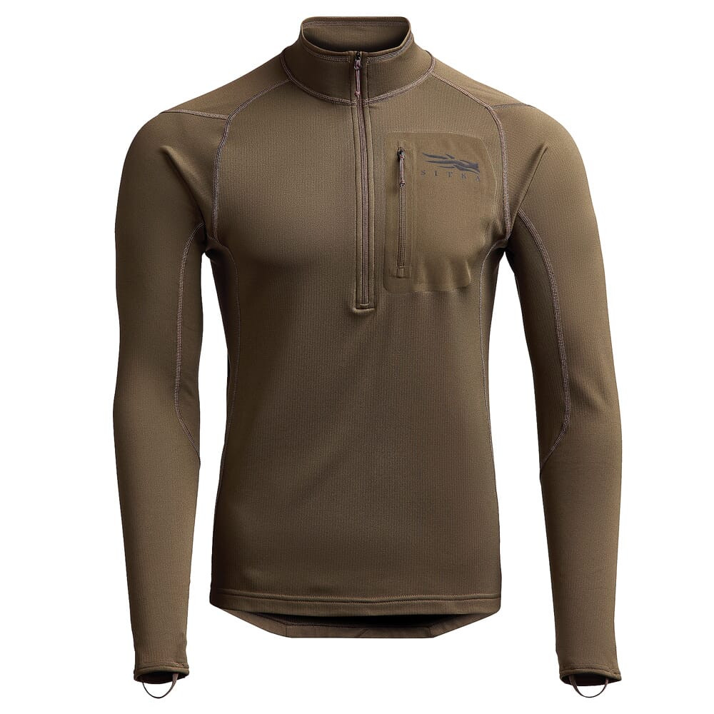 Sitka Gear CORE Mid Wt Zip-T Coyote Medium 10068-CY-M Top - Sitka Gear
