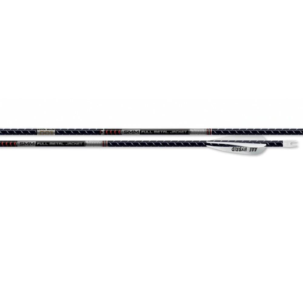 Easton Hunting Arrows FMJ Max 5mm Match Grade Pro Shop Series w/ Hit Inserts & Collars PACK (6) 101202 - Easton