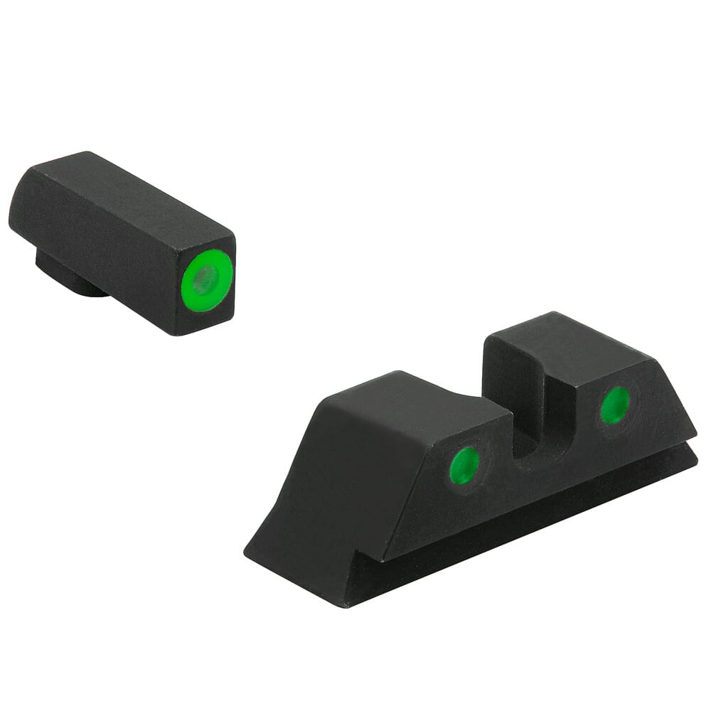 Meprolight USA Meprolight Hyper-Bright Taurus G3C Green Ring/Green Fixed Pistol Sight Set 465003111 - Meprolight