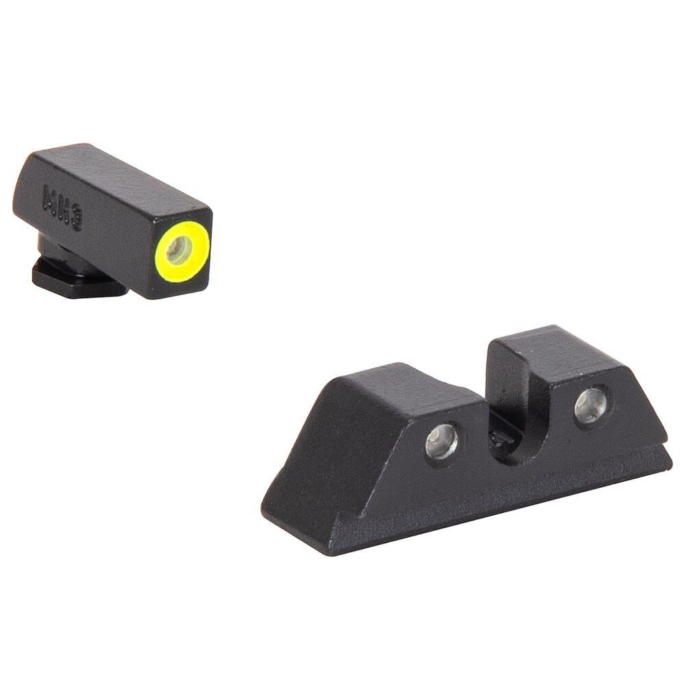 Meprolight USA Meprolight Hyper-Bright Canik TP Series Yellow Ring/Green Fixed Pistol Sight Set 466703121 - Meprolight