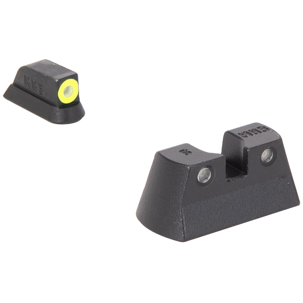 Meprolight USA Meprolight Hyper-Bright CZ 75,85,SP01 Yellow Ring/Green Fixed Pistol Sight Set 477773121 - Meprolight USA