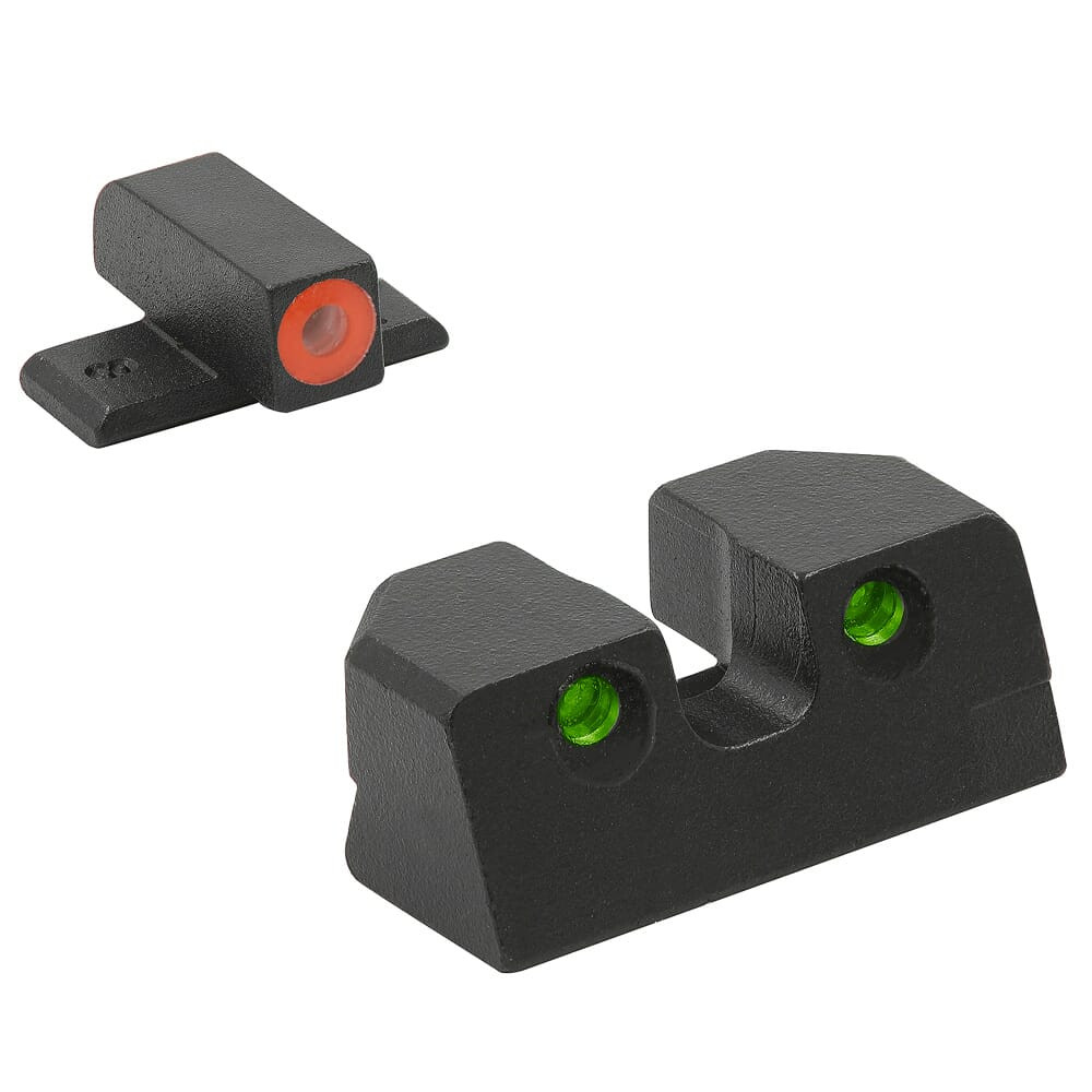 Meprolight USA Meprolight Hyper-Bright IWI Masada Orange Ring/Green Fixed Pistol Sight Set 495873131 - Meprolight USA