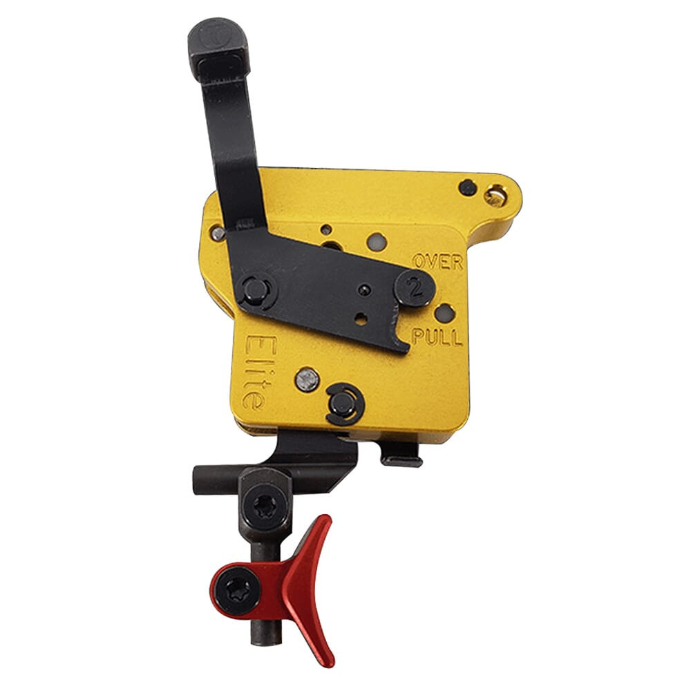 Timney Triggers Calvin Elite Remington 7 8oz Black Trigger w/Adj Red Shoe 521CE-A - Timney Triggers