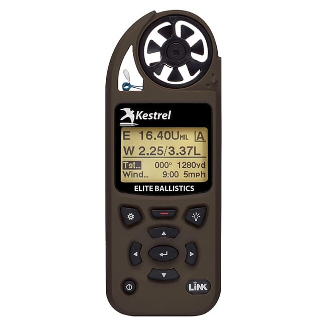 Kestrel 5700 Elite Weather Meter with Applied Ballistics with LiNK - Berry Compliant - Flat Dark Earth 0857ALFDEM - Kestrel