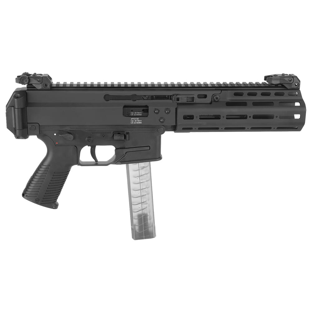 B&T APC9 PRO SD 9mm 5.74" Bbl 30rd Pistol w/Compact Supressor BT-36046-C - B&T