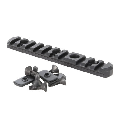 MDT 5" Blk Picatinny Rail with QD Sling Cup 102215-BLK in Black - MDT