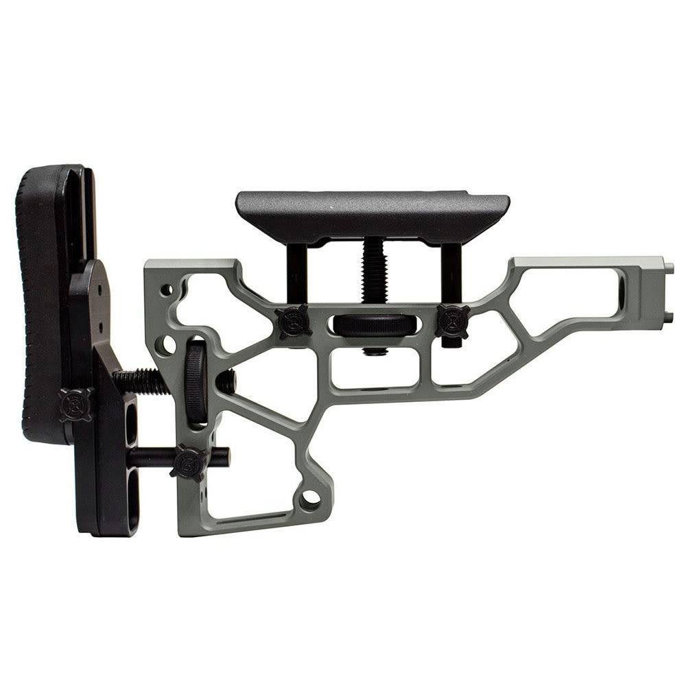 MDT XTN Interface SRS X Std Gry Skeleton Buttstock 102611-GRY in Gray - MDT