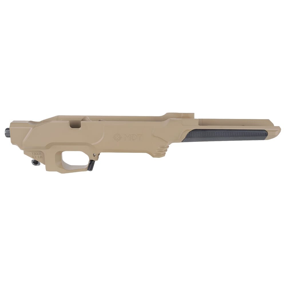 MDT ESS Tikka T3 LA RH FDE Chassis 102822-FDE in Flat Dark Earth - MDT