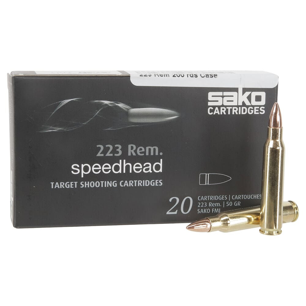 Sako Speedhead .223 Rem 50gr Ammunition Case of 200 C611105GSA10X - Sako
