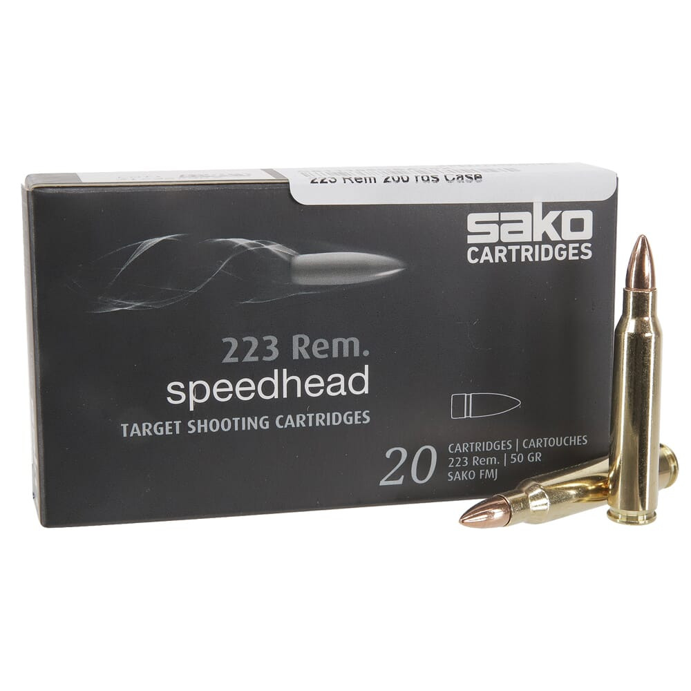 Sako Speedhead .223 Rem 50gr Ammunition Box of 20 C611105GSA10XBX - Sako