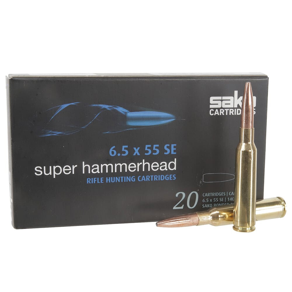Sako Super Hammerhead 6.5x55 Swede 140gr Ammunition Box of 20 C619436HSA10XBX - Sako