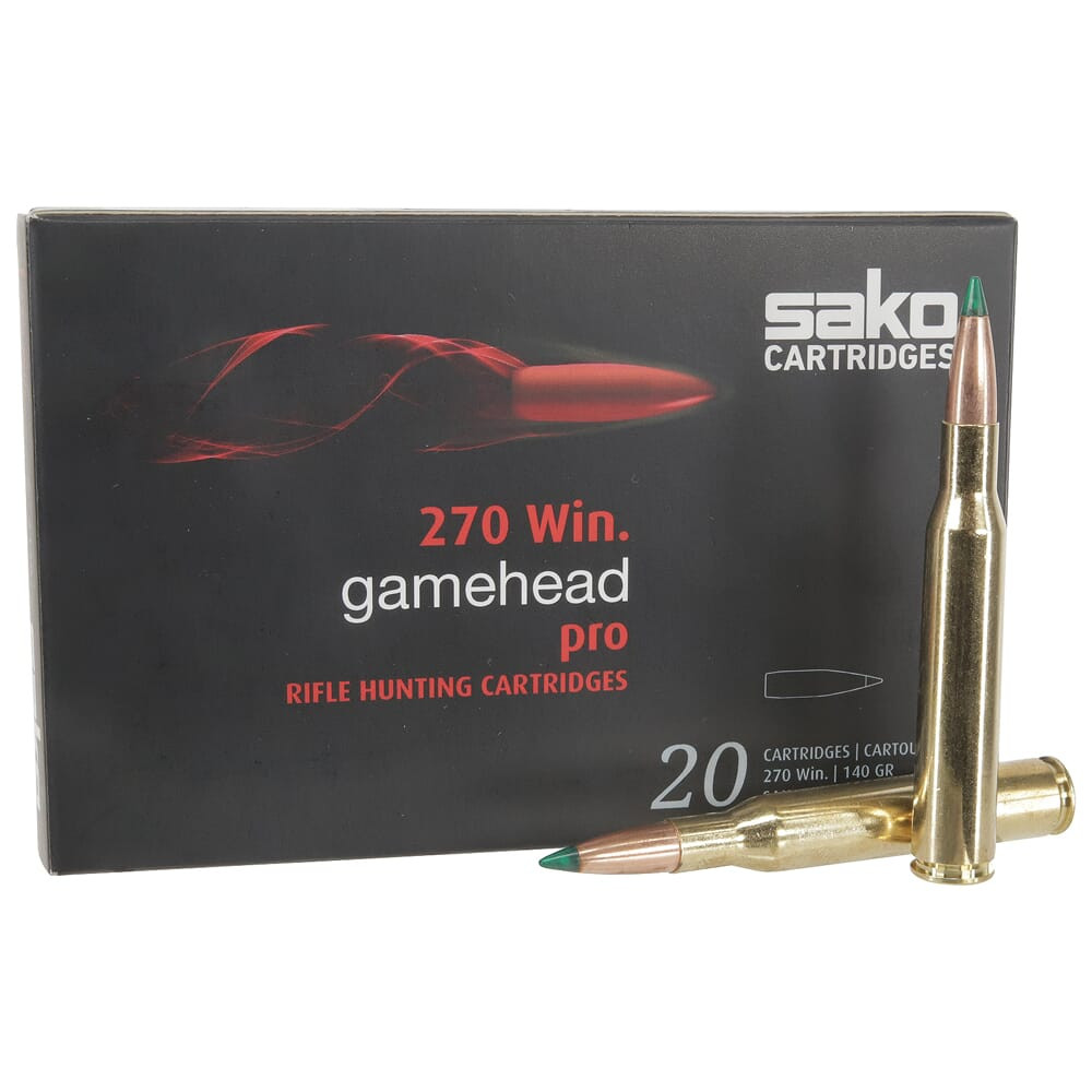 Sako Gamehead Pro .270 Win 140gr Ammunition Box of 20 C621213BSA10XBX - Sako