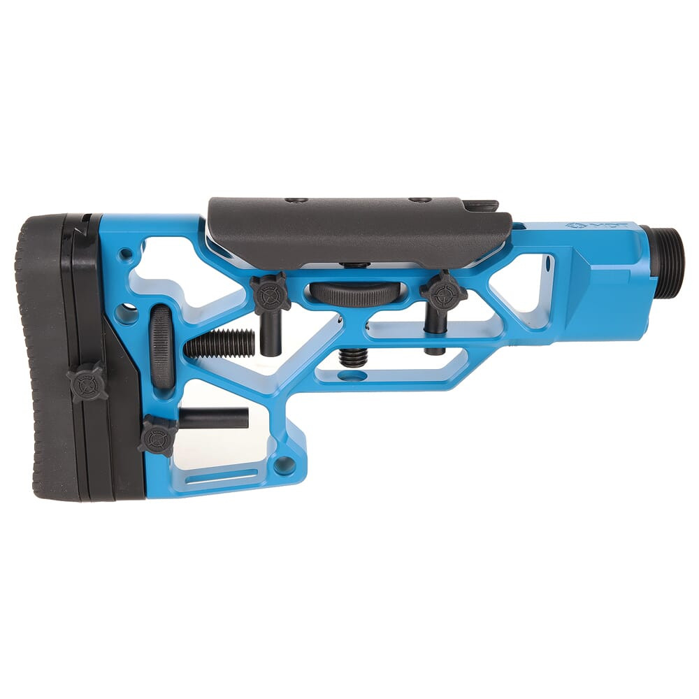 MDT Fixed SRS Short Blu Skeleton Buttstock 103440-BLU in Blue - MDT