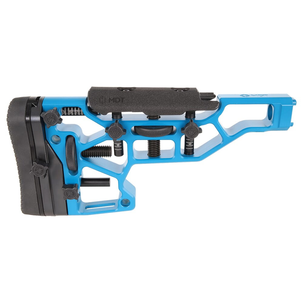 MDT XTN Interface SRS X Elite Std Blu Skeleton Buttstock 103799-BLU in Blue - MDT