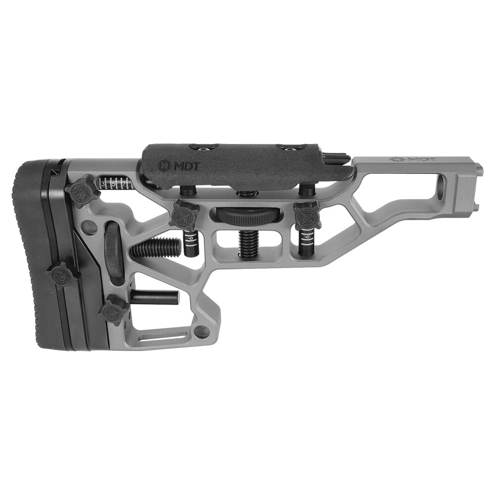 MDT XTN Interface SRS X Elite Std Gry Skeleton Buttstock 103799-GRY in Gray - MDT
