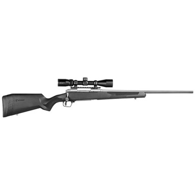 Savage Arms 110 Apex Storm XP 7mm PRC 22" 1:8" Bbl Black/Stainless BA Rifle w/Vortex Crossfire II 3-9x40mm Scope, (1) 2rd Mag 58014 - Savage Arms