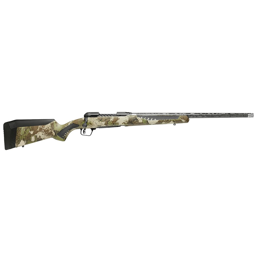 Savage Arms 110 UltraLite Camo 28 Nosler 24" 1:8.4" 5/8x24 PR CF Wrapped Bbl Savage Woodland Camo BA Rifle w/(1) 2rd Mag 58019 - Savage Arms