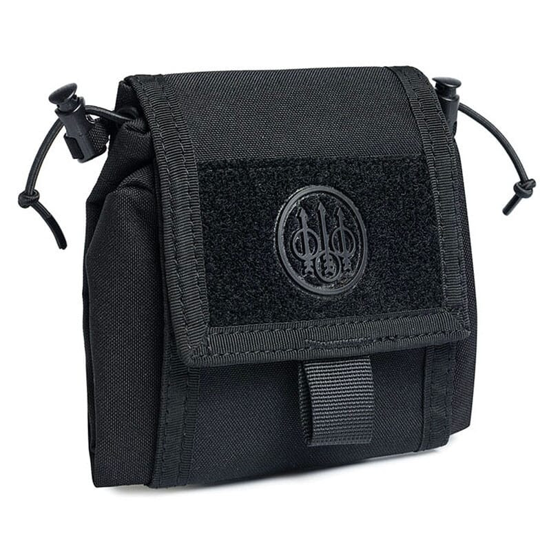 Beretta Black Foldable Dump Pouch CA241001890999UNI, 4" Large x 4.5" W x 8.5" H - Beretta