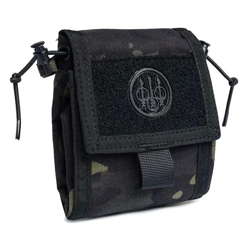 Beretta MultiCam Black Foldable Dump Pouch CA241T225709STUNI, 4" Large x 4.5" W x 8.5" H - Beretta