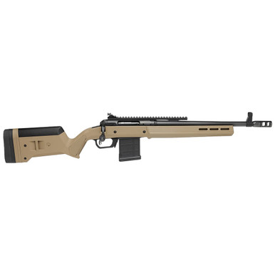 Savage Arms 110 Magpul Scout FDE LH .450 Bushmaster 18" 1:24" 5/8x24 Bbl FDE Left Hand BA Rifle w/(1) 4rd Mag, Muzzle Brake & Magpul Hunter Stock - Savage Arms