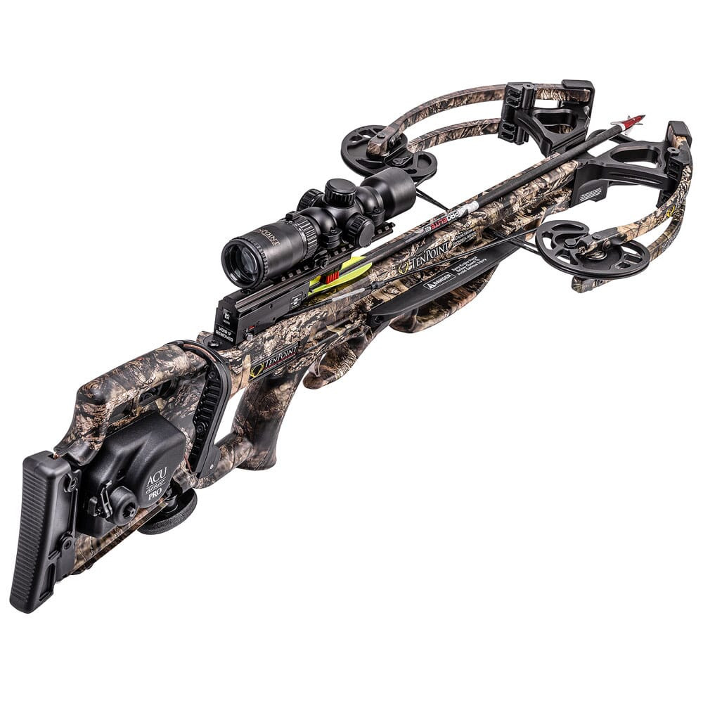 TenPoint Crossbows TenPoint Turbo M1 Crossbow w/ACUdraw PRO, Pro-View Scope, Mossy Oak Country CB19020-5523 - TenPoint Crossbows