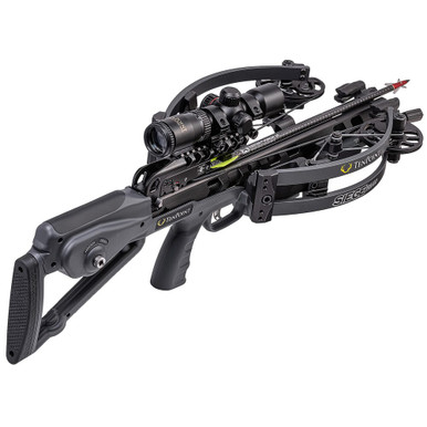 TenPoint Crossbows TenPoint Siege RS410 Crossbow w/ACUslide, RangeMaster Pro Scope, Graph Gry CB21012-1819 in Graphite - TenPoint Crossbows