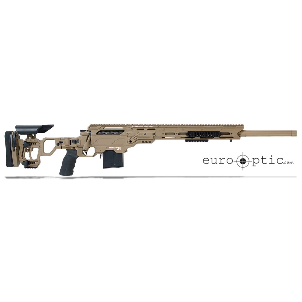 Cadex Defense Guardian Lite rifle 6.5 Creedmoor 24" Bbl 20 MOA 1:8 Skeleton w/ Magazine Tan - Cadex Defense