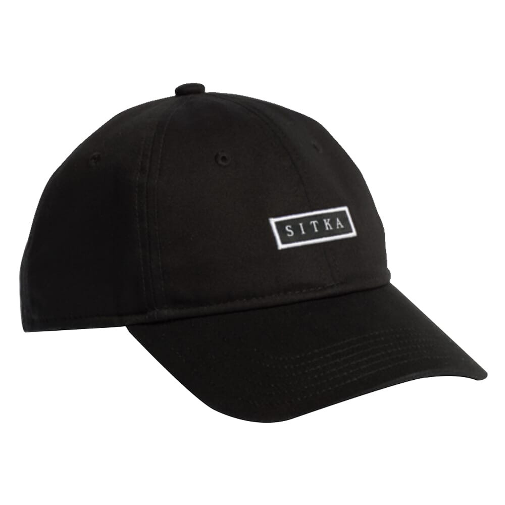 Sitka Gear Foundation Lo Pro Snapback Sitka Black One Size Fits All 600100-BK-OSFA - Sitka Gear