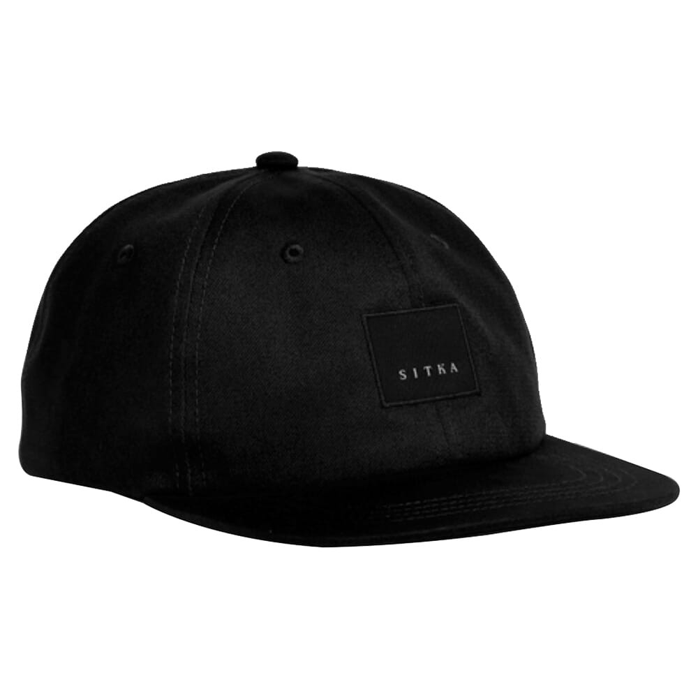 Sitka Gear Modern Patch Unstructured Snapback Sitka Black One Size Fits All 600122-BK-OSFA - Sitka Gear