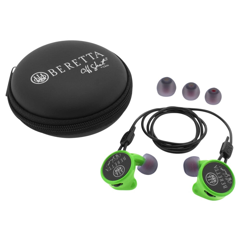 Beretta Comfort Plus Green OSFA Mini Headset CF081A215607MR - Beretta
