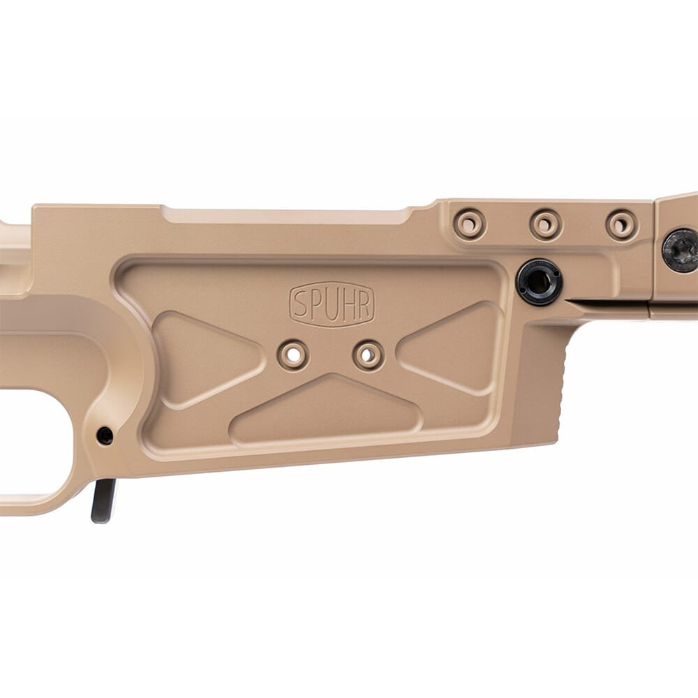 Spuhr SICS Rem 700 SA FDE Chassis w/16" ARCA Forend & QD Sling Swivels CH100101 - Spuhr