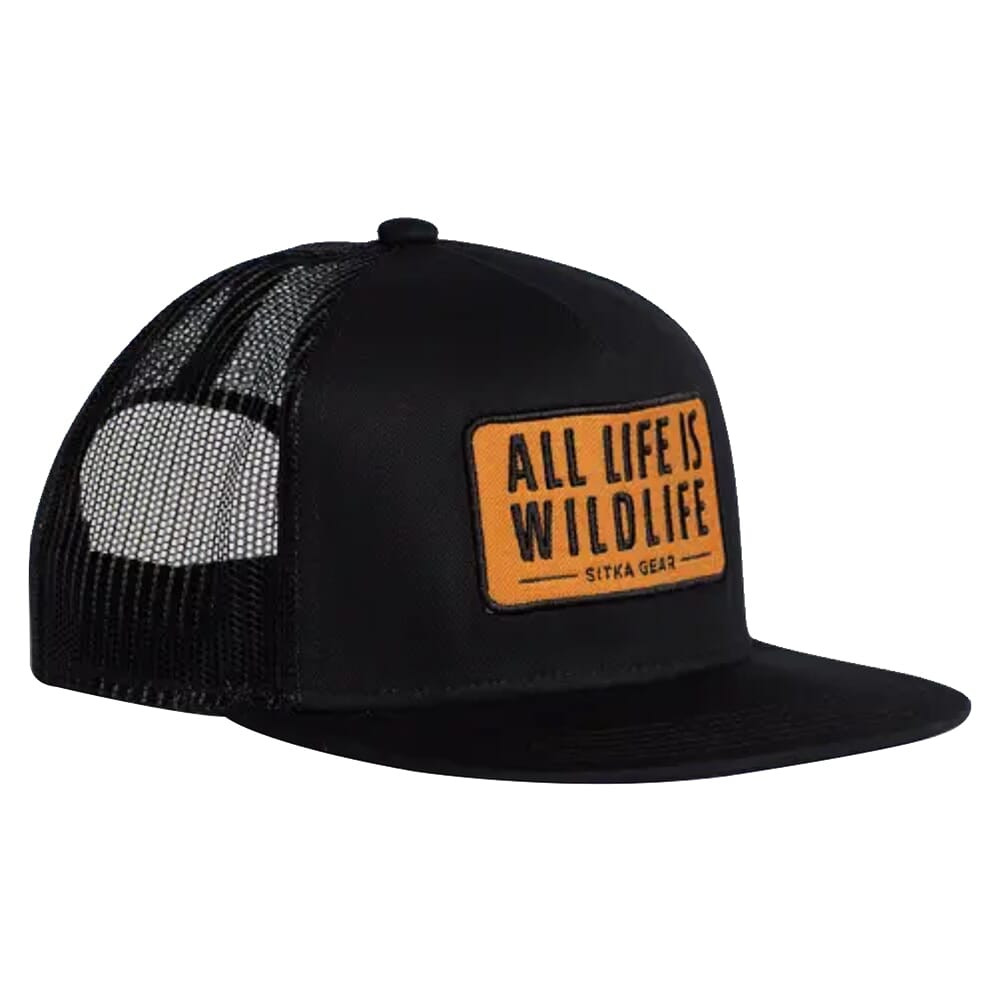 Sitka Gear All Life Hi Pro Trucker Hat Sitka Black One Size Fits All 600233-BK-OSFA - Sitka Gear