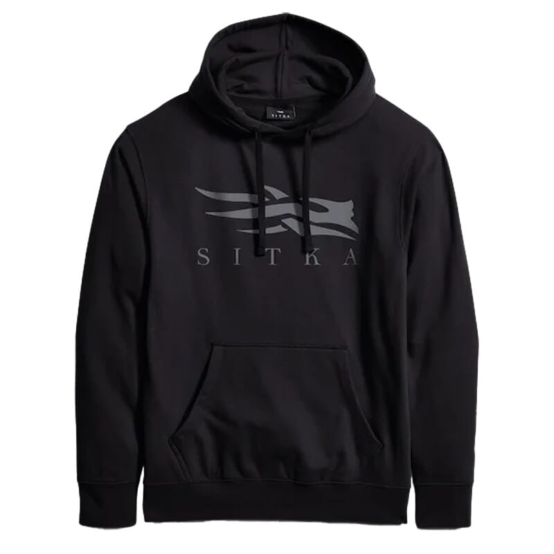Sitka Gear Icon Pullover Hoody Black/Charcoal X Large 600269-BKCH-XL - Sitka Gear