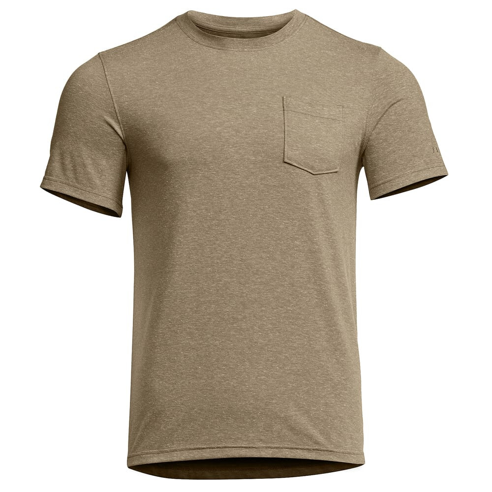 Sitka Gear Essential SS Crew Top Buckskin Heather Large 600184-BUCH-L Top - Sitka Gear