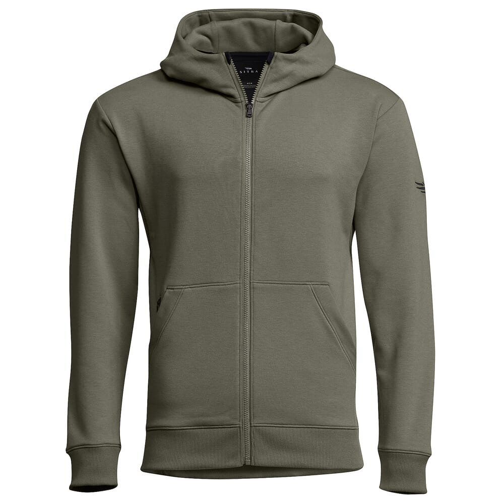 Sitka Gear Essential Full Zip Hoody Hemlock Green Large 600220-HEM-L - Sitka Gear