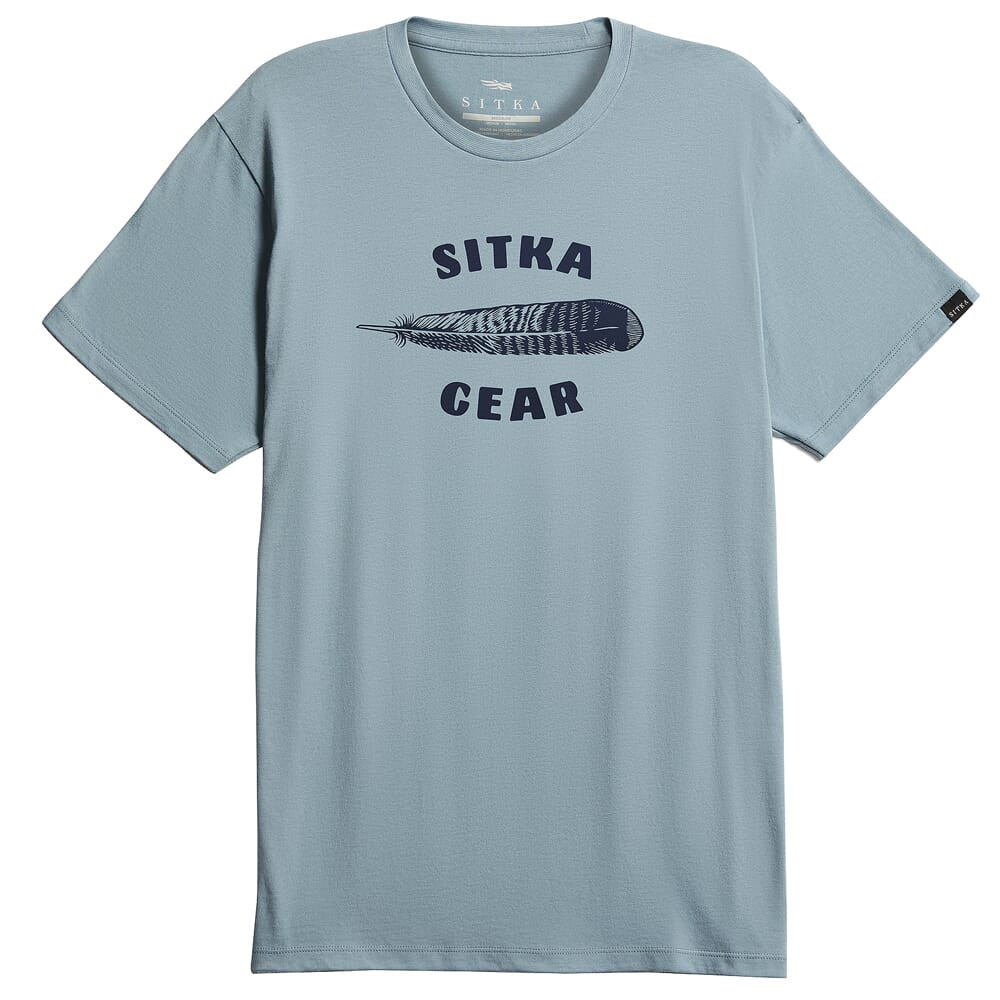 Sitka Gear Feather T-Shirt Flint Blue Large 600226-FB-L Top - Sitka Gear