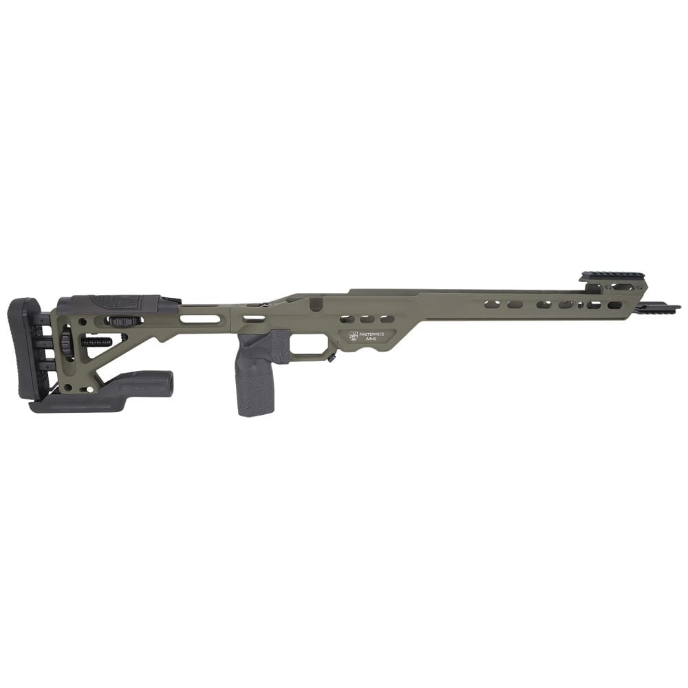 Masterpiece Arms Remington LA RH Mil Spec OD Green Competition Chassis COMPCHASSISREMLA-ODG-RH-21 - Masterpiece Arms