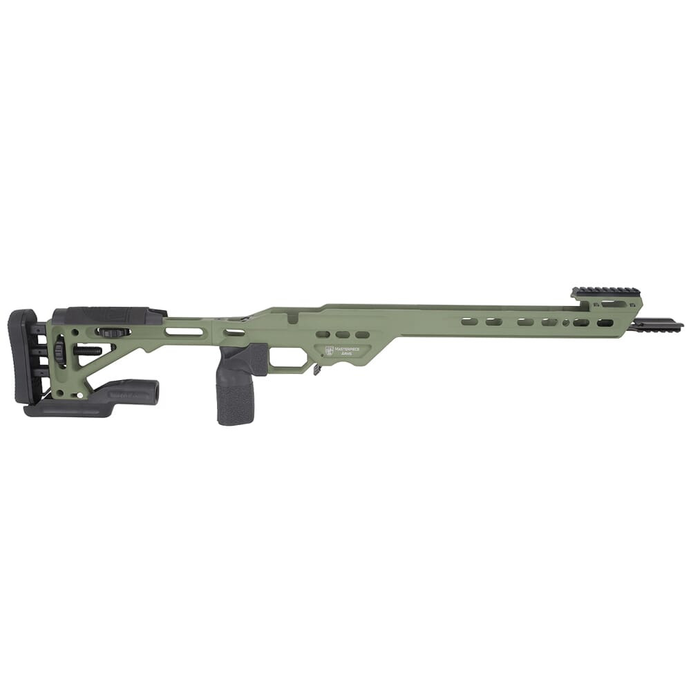 Masterpiece Arms Tikka SA RH Mil Spec OD Green Competition Chassis COMPCHASSISTIKSA-ODG-RH-21 - Masterpiece Arms