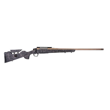 CVA FFL CVA Cascade Long Range Hunter .300 Win Mag 24" 1:10" 5/8x24" Bbl Smoke Bronze/BLK w/Smoked Bronze Web Rifle w/Soft Touch Stock CR3961F - CVA FFL