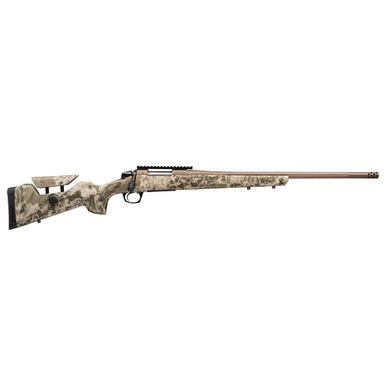 CVA FFL CASCADE™ LONG RANGE HUNTER - Smoked Bronze | Realtree Hillside - 20 MOA Pic Rail - 7 PRC - 24" - Thrd 5/8x24 + Brake CR3969 - CVA FFL
