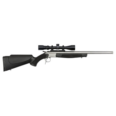 CVA FFL CVA Scoped Scout TD .350 Legend 20" 1:16" 5/8x24" Bbl Stainless/Black Take-Down Single Shot Rifle w/3-9x40 KONUSPRO & Case CR4817SSC - CVA FFL