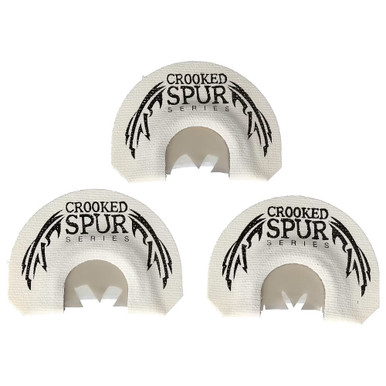 FOXPRO Ghost Spur Diaphragm Turkey Call Combo Pack w/Wide V-Cut, V-Cut Slash & Strut Cut Calls CSGSCOMBO - FOXPRO