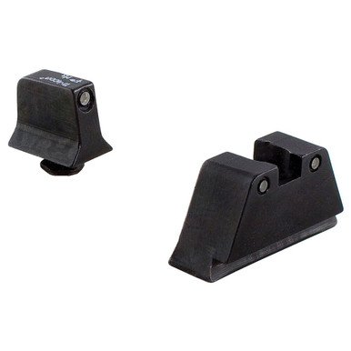 Trijicon® Suppressor/Optic Height Sights - Glock Standard Frames 600663 in Front Black Outline/green Tritium - Trijicon