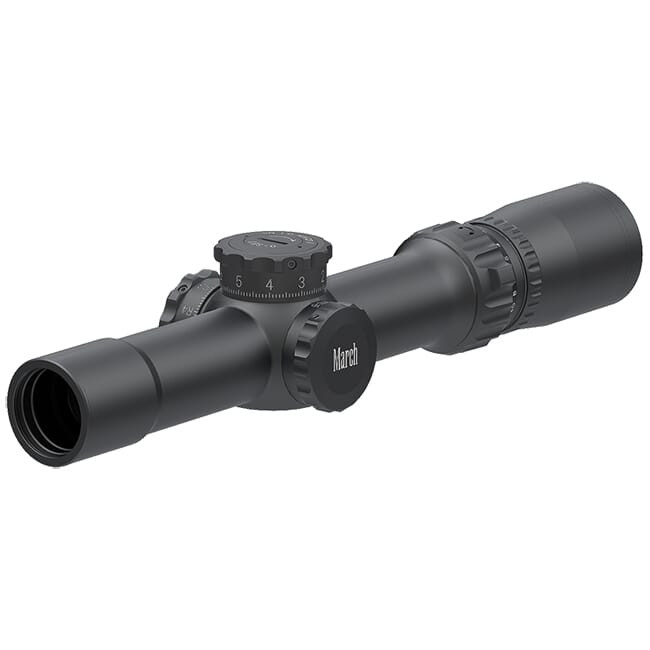March Scopes March Compact Tactical 1-10x24 MML Reticle 0.1MIL Riflescope D10V24TML - March Scopes